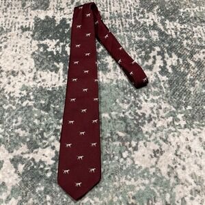 Vintage Resilio Pointer Dog Necktie